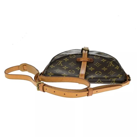 LOUIS VUITTONI Chantilly MM Shoulder Bag Monogram Leather Brown - Picture 6 of 14